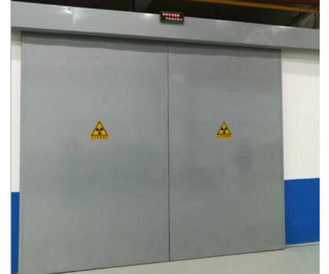 Neopren- oder Silikondichtungs-Strahlenschutz-Tür mit 1700 mm - 2300 mm Höhe und Pulverbeschichtung oder Edelstahl-Finish