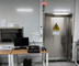 Eingehängte Strahlenschutz-Führungs-Tür für CR Raum in der Krankenhaus-Medizin