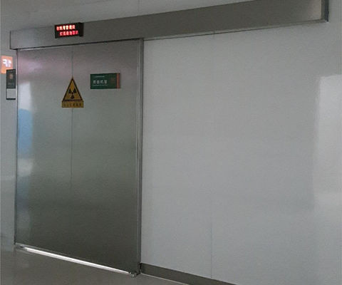 Maßgeschneiderte Schleierschutztür mit Edelstahlplatte für den MRT-Raum - CE- und ISO9001-zertifiziert