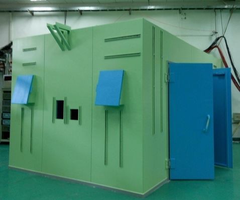 Synchroner Strahlschutzschuppen mit hochenergetischer physikalischer Strahlschutz-Modulkonstruktion und abnehmbaren Schwellen