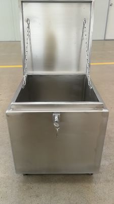 Doppelschließung aus Edelstahl, Bleischirm für den sicheren Transport von Radioisotopen und die anpassbare Lagerung